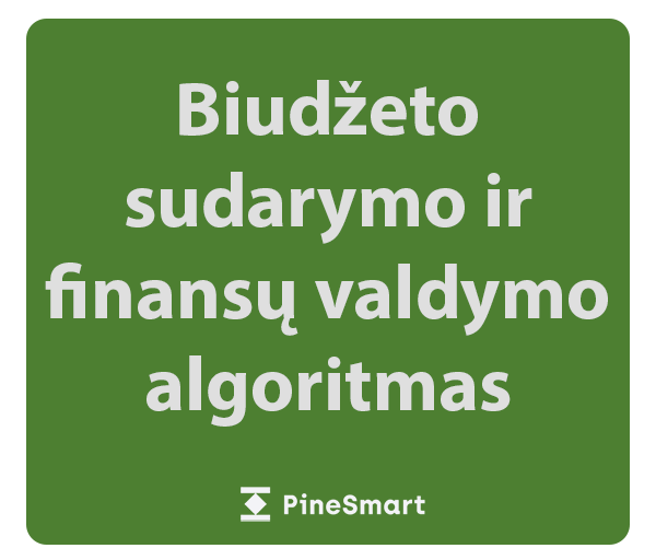 Biudžeto sudarymo ir finansų  valdymo algoritmas